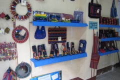à l\'intérieur de la tienda